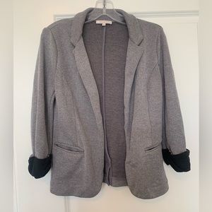 Purple and black blazer